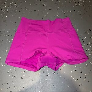 Fabletics High-Waist Women's Performance Shorts - Fuchsia Pink